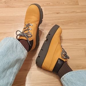 ACNE STUDIOS Leather Ankle Boots Sz 38